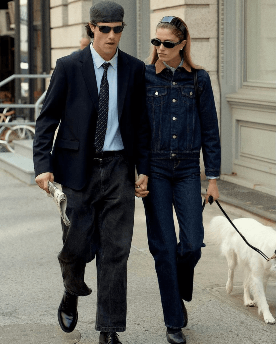 Carolyn Bessette-Kennedy inspired luxury fashion