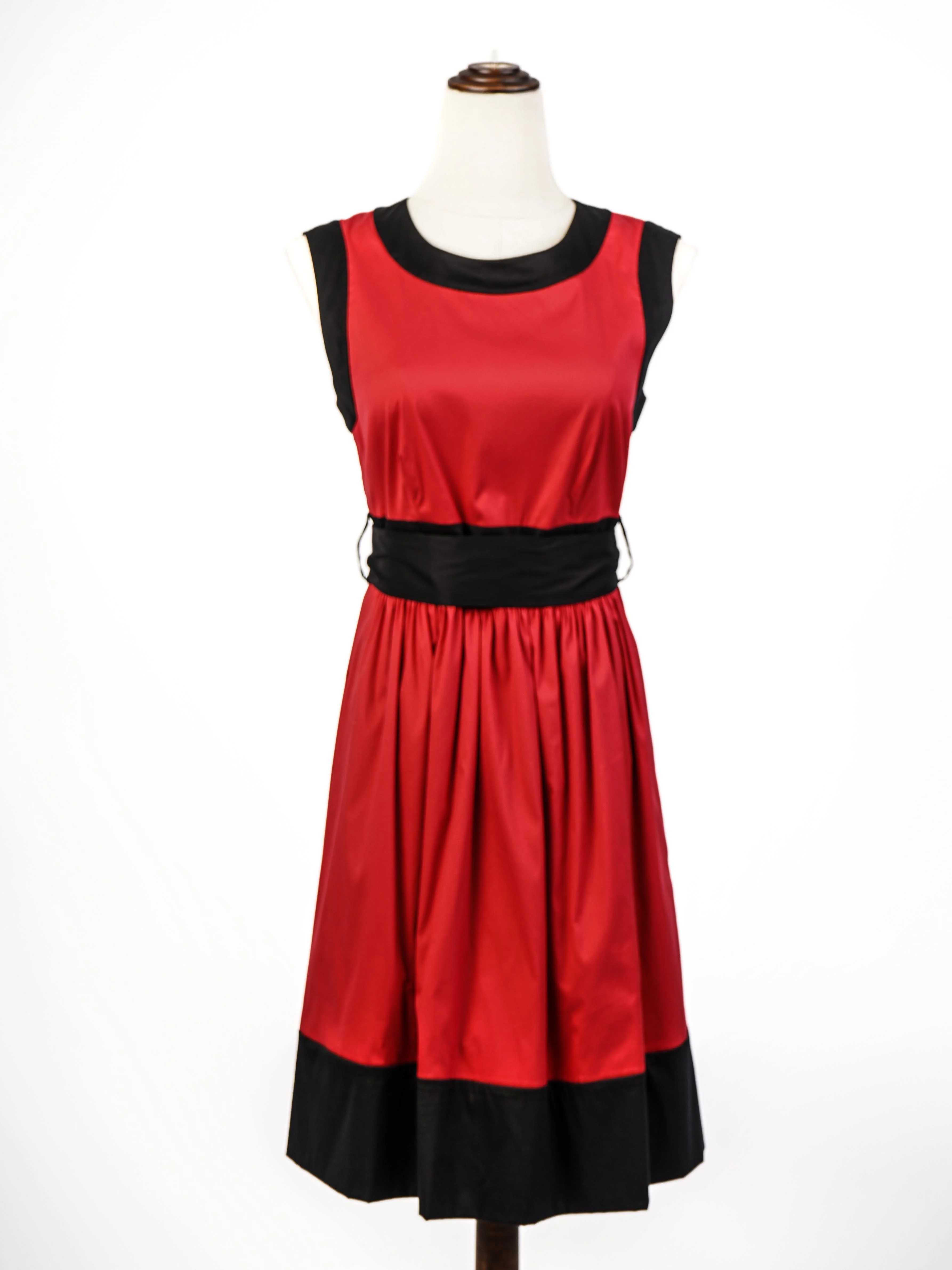 Prada Red Polyester Sleeveless Dress — 3