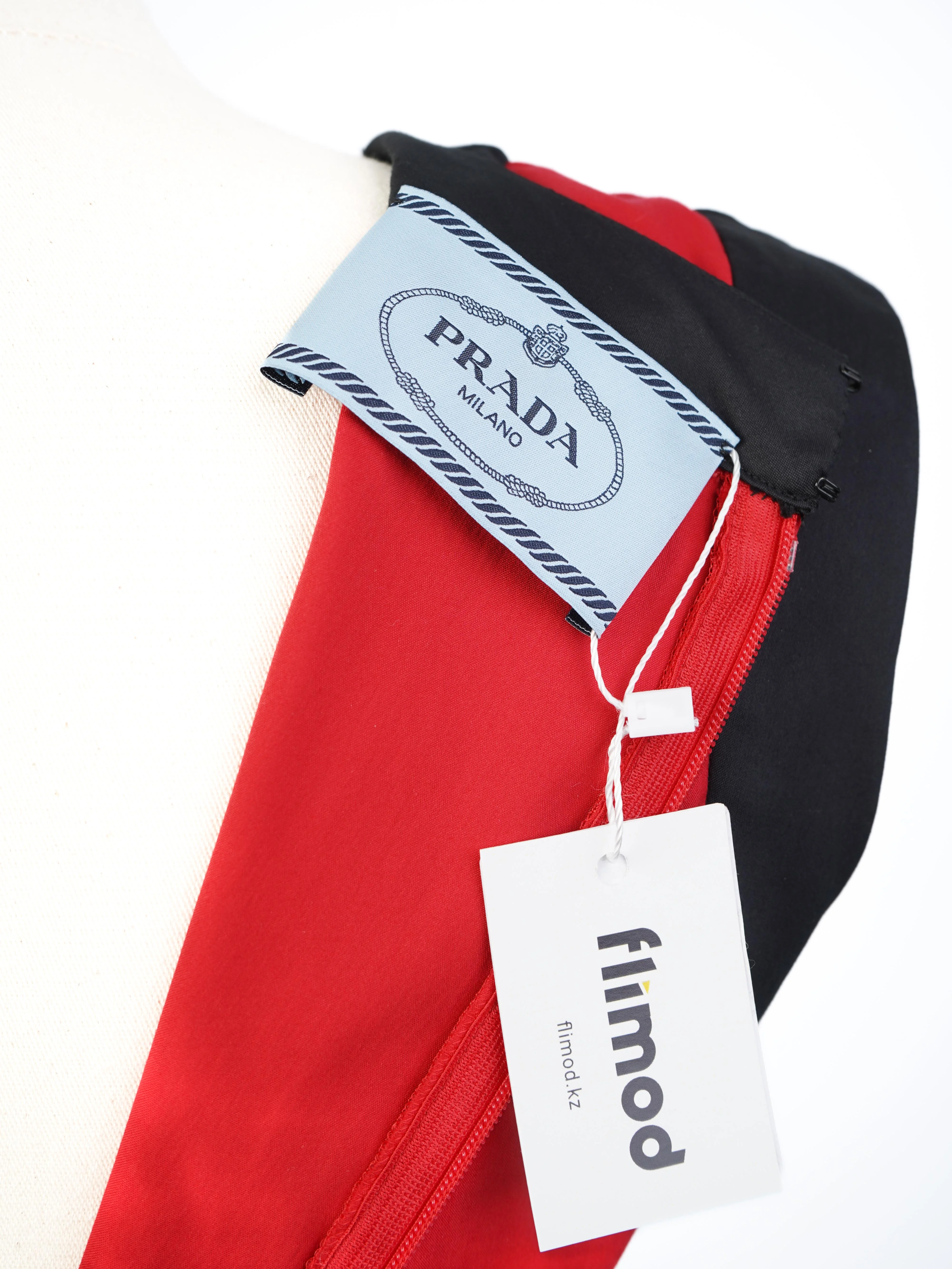 Prada Red Polyester Sleeveless Dress — 2
