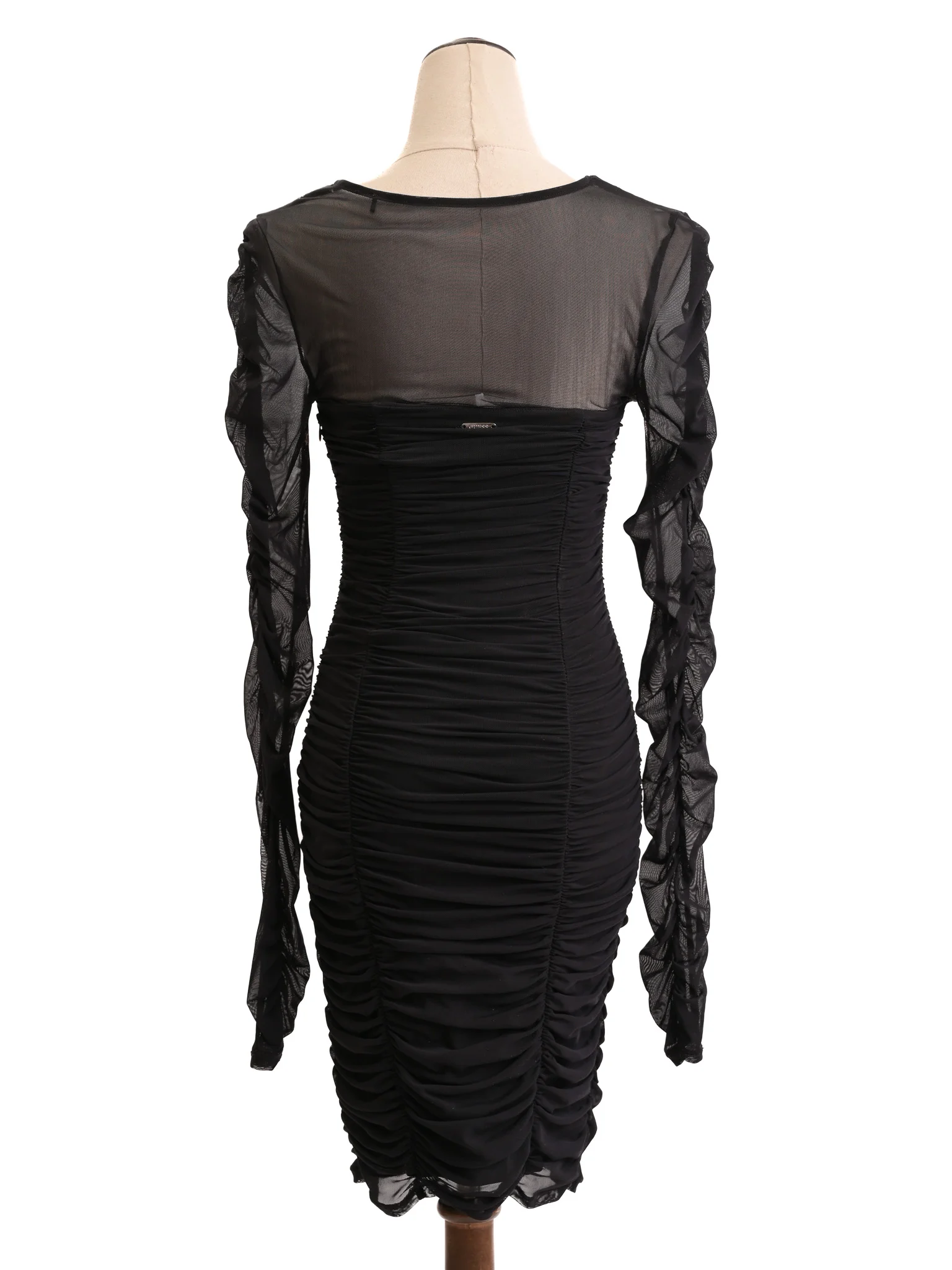 Guess Black Polyester Evening Gown — 3