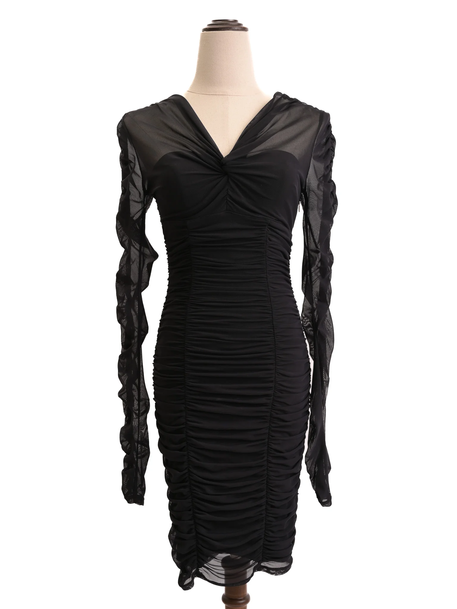 Guess Black Polyester Evening Gown — 2
