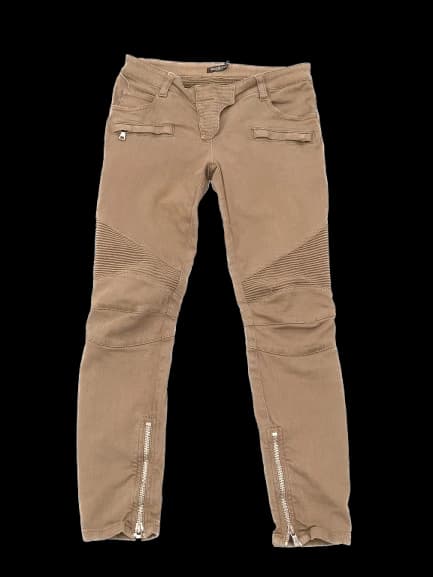 Balmain Green Skinny Jeans — photo 1