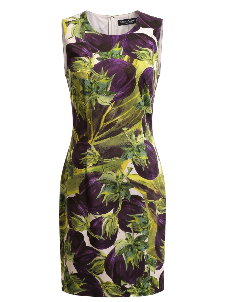 Dolce Gabbana Cotton Sleeveless Dress — 1