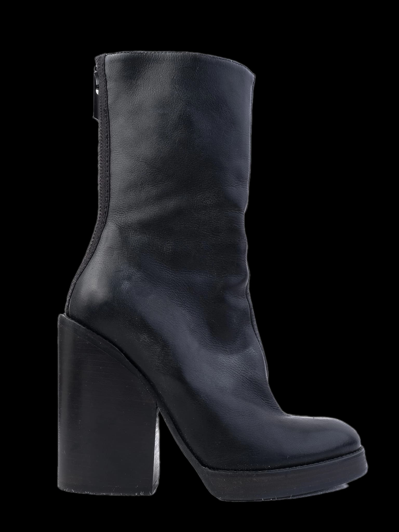 Haider Ackermann Black Leather Boots