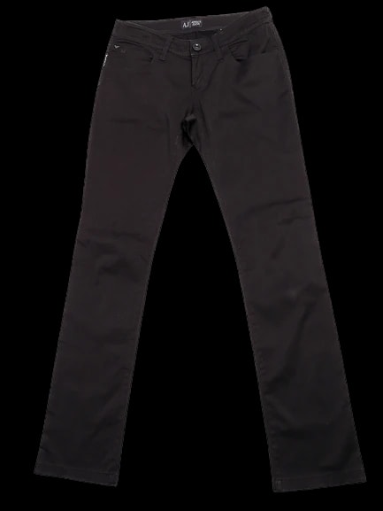 Armani Jeans Black Cotton Casual — 1