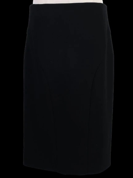 Emporio Armani Black Polyester Pencil Skirt — 1