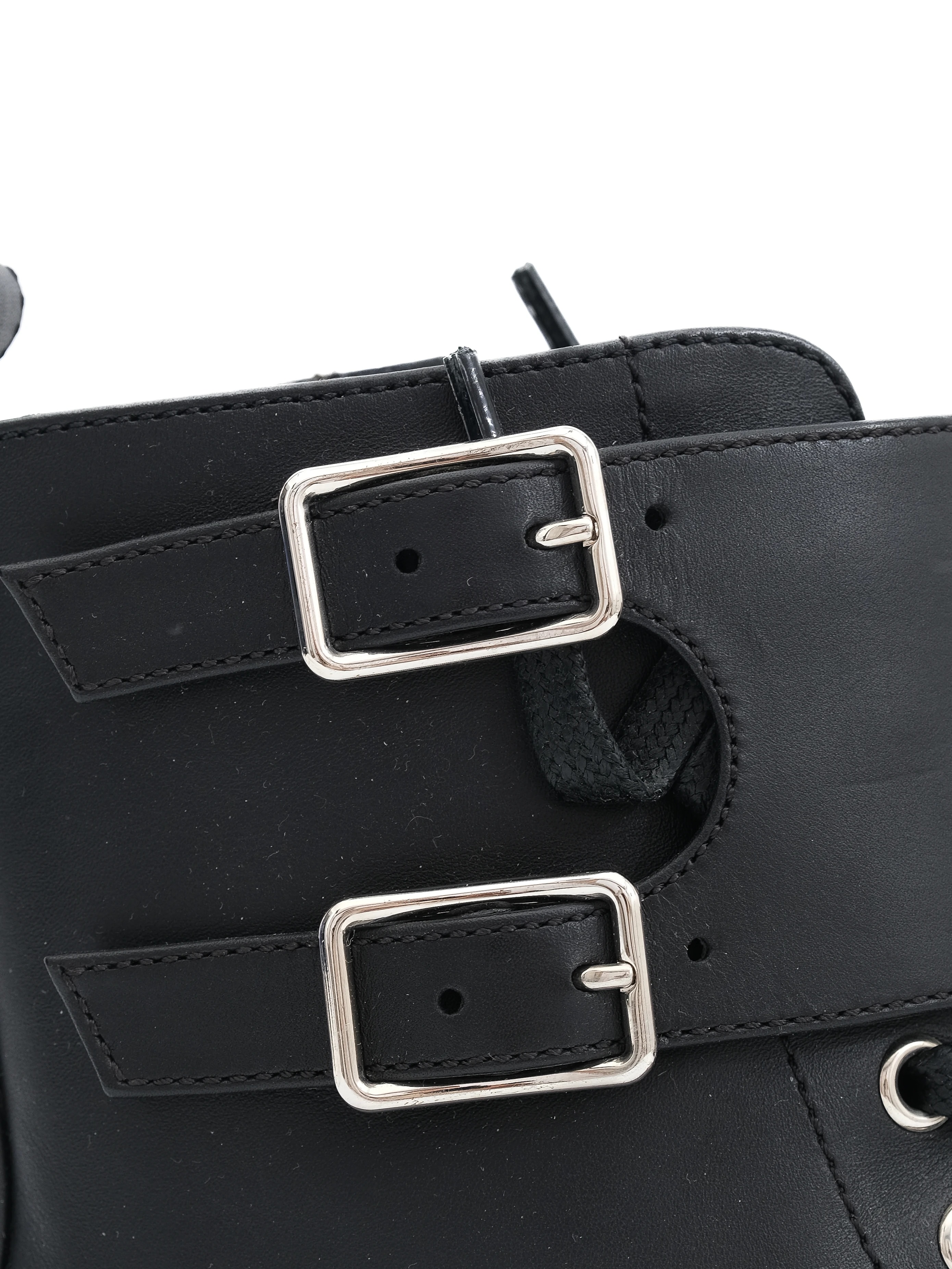 Gianvito Rossi Black Leather Ankle Boots — 3