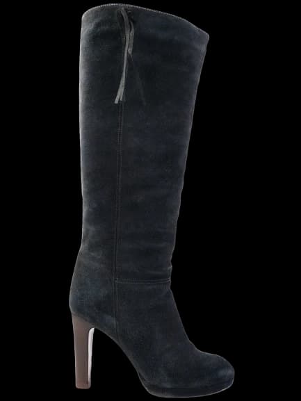 L'Autre Chose Black Leather Boots — photo 1