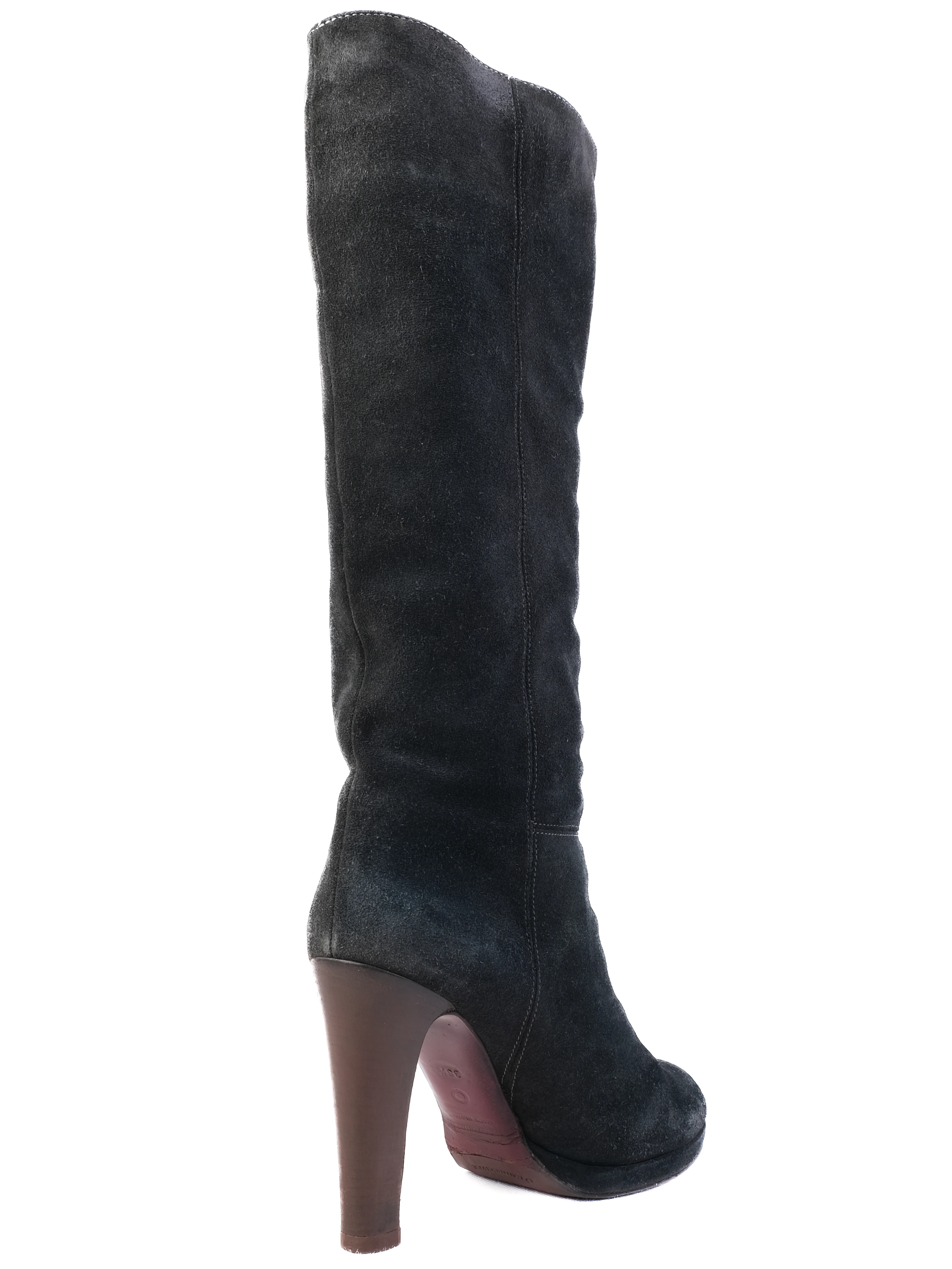 L'Autre Chose Black Leather Boots — 3