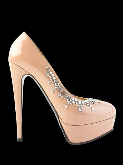 Nando Muzi Pink Leather Pumps