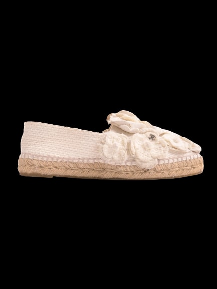 Chanel White Espadrilles — 1