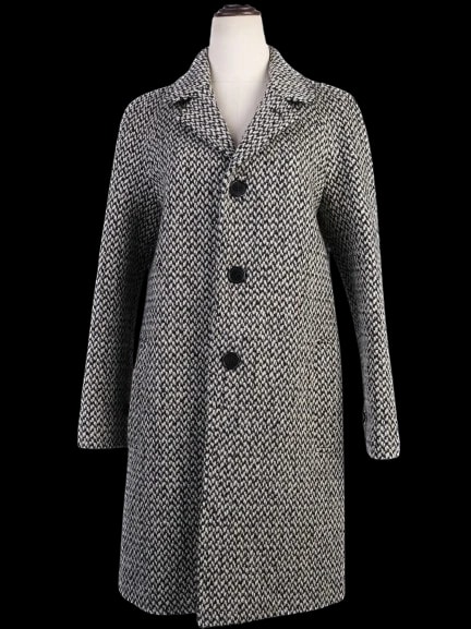 Saint Laurent Gray Wool Coat — 2