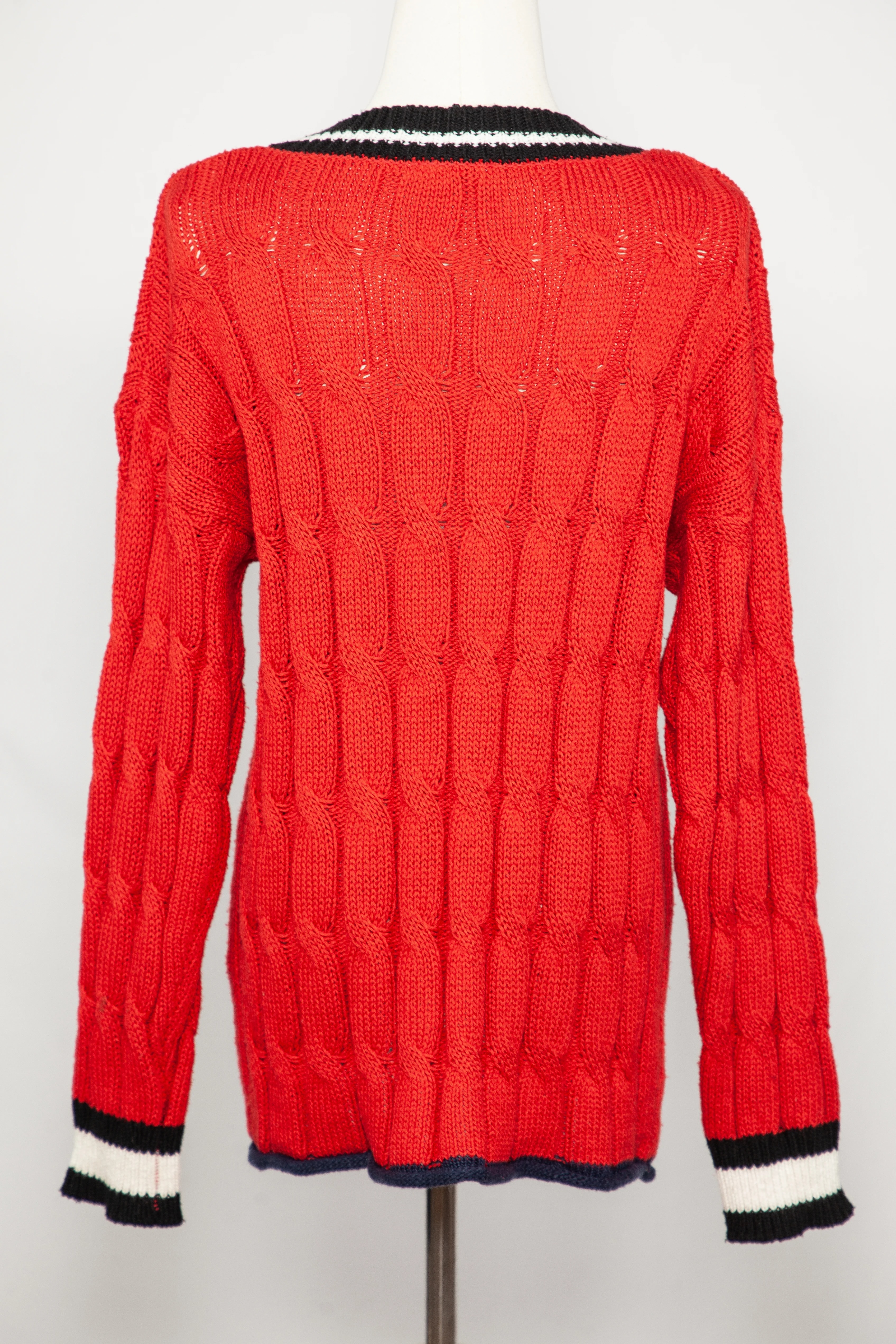 IPEKYOL Red Cotton Pullover — 3