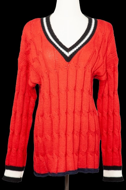 IPEKYOL Red Cotton Pullover — 1
