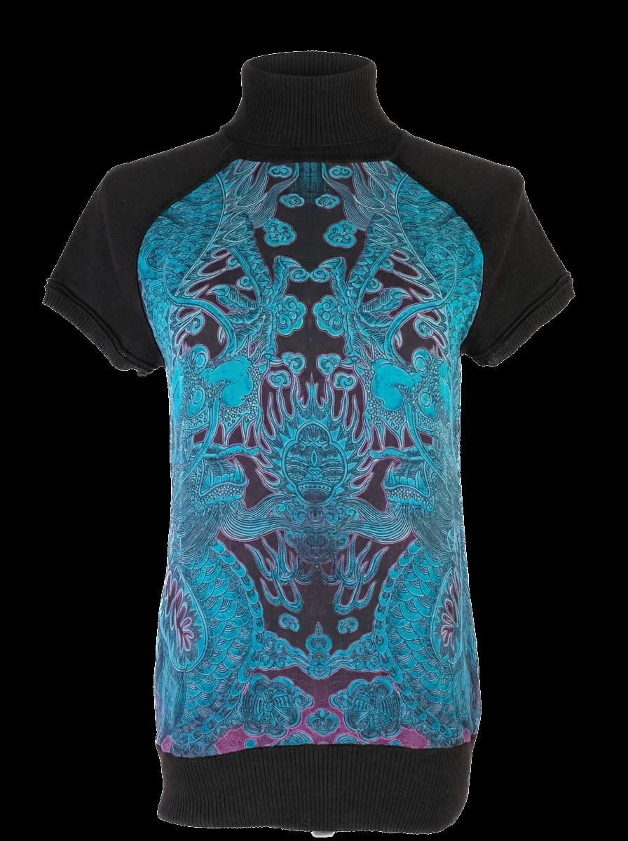 Roberto Cavalli Black Wool Turtleneck — photo 1