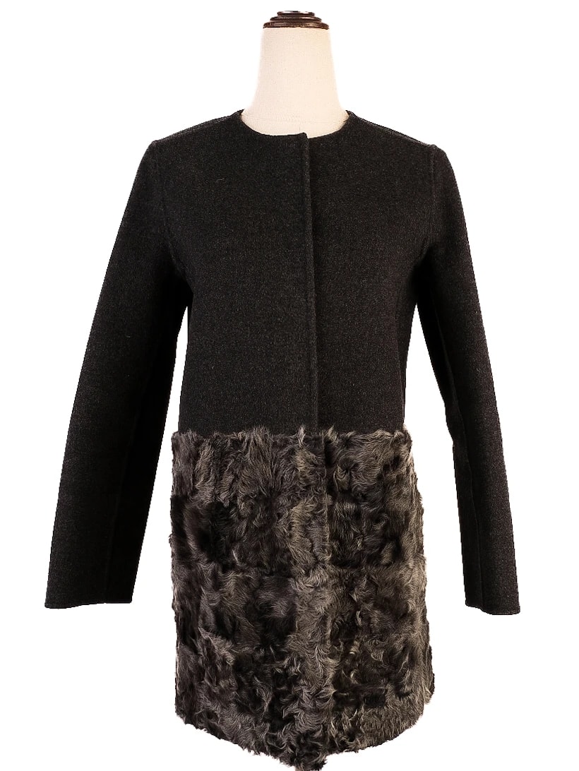 Weekend MaxMara Black Wool Coat — 3