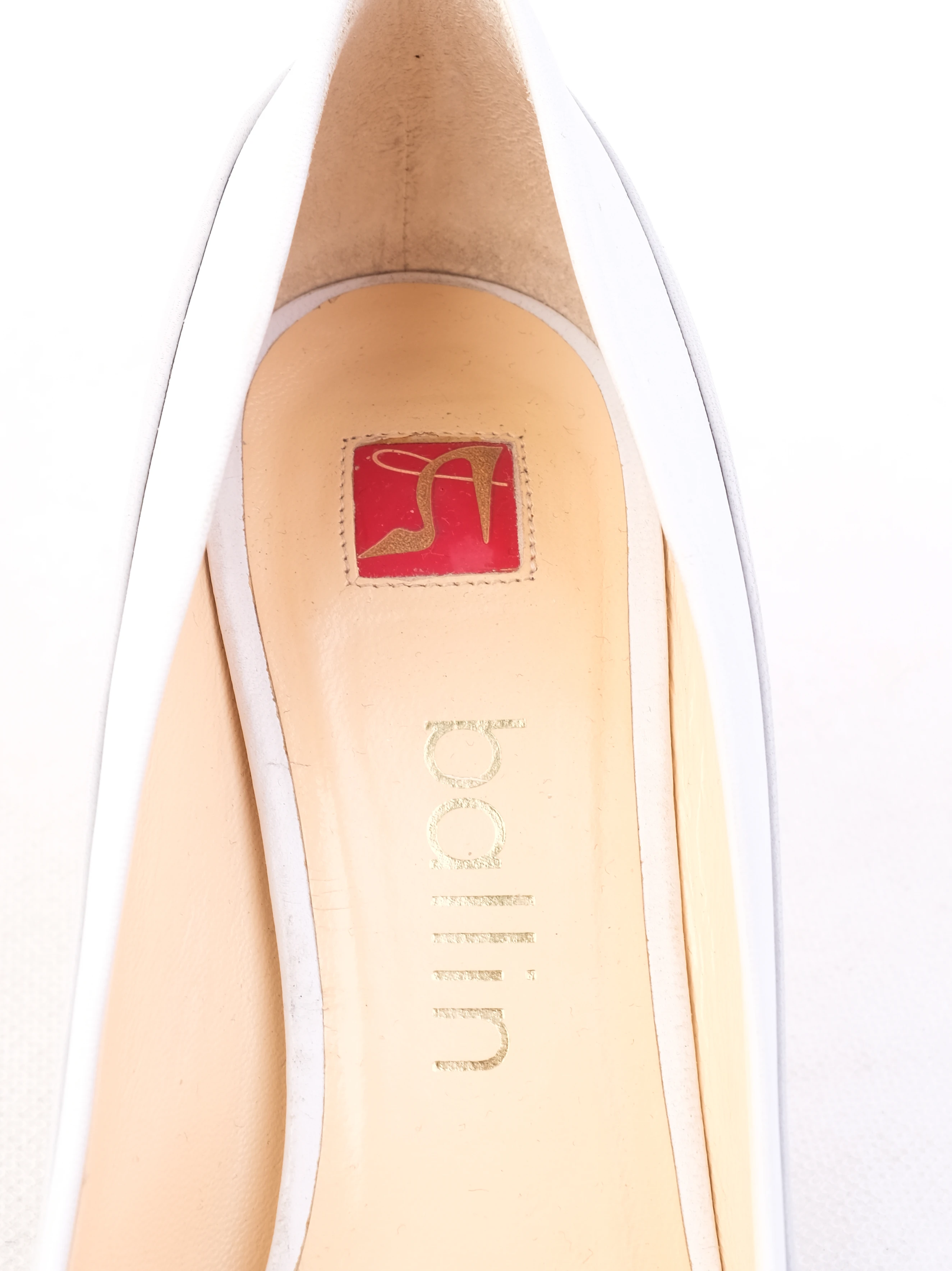 Ballin Gray Leather Pumps — 3