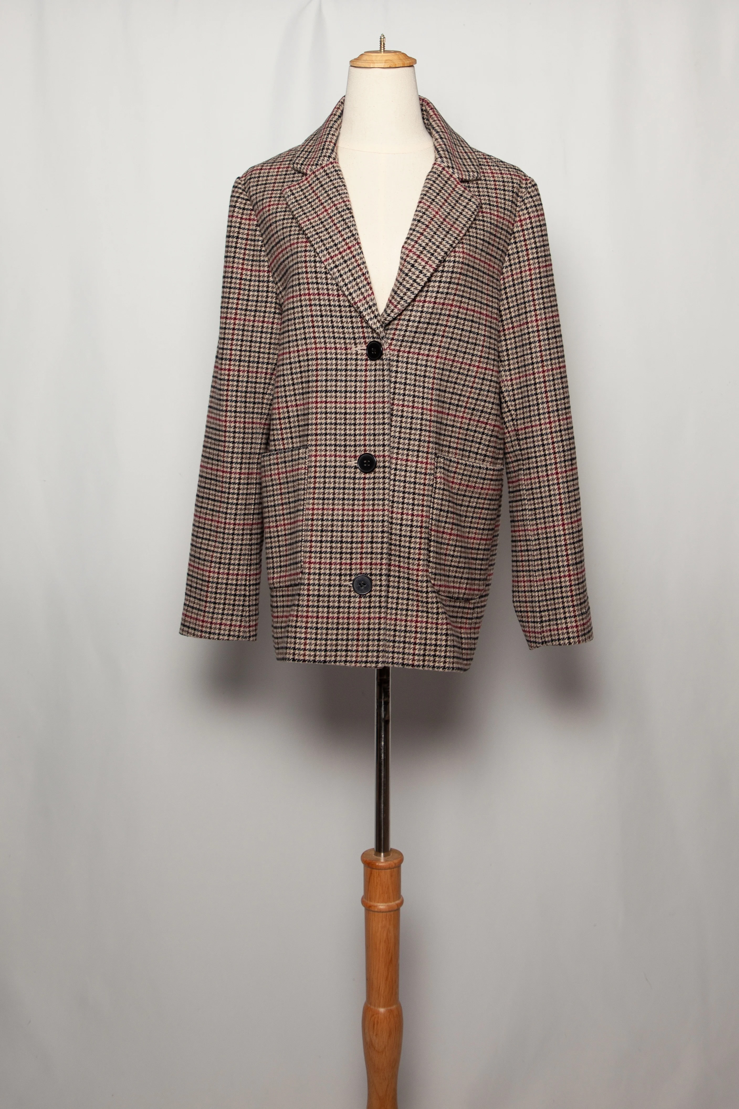 Velvet White Angora wool Blazer — 2