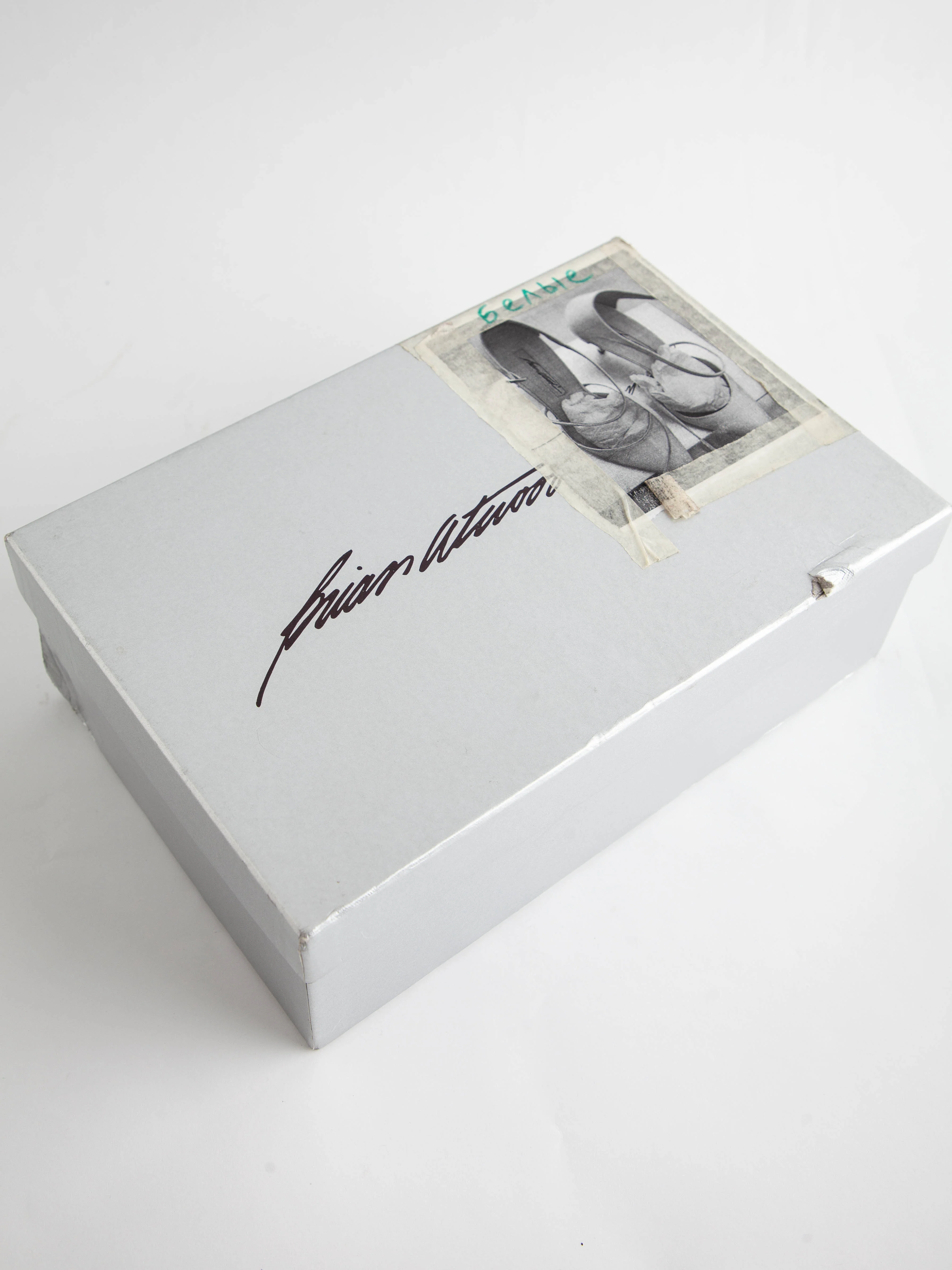 Brianatwood White Leather High Heel Pumps — 3