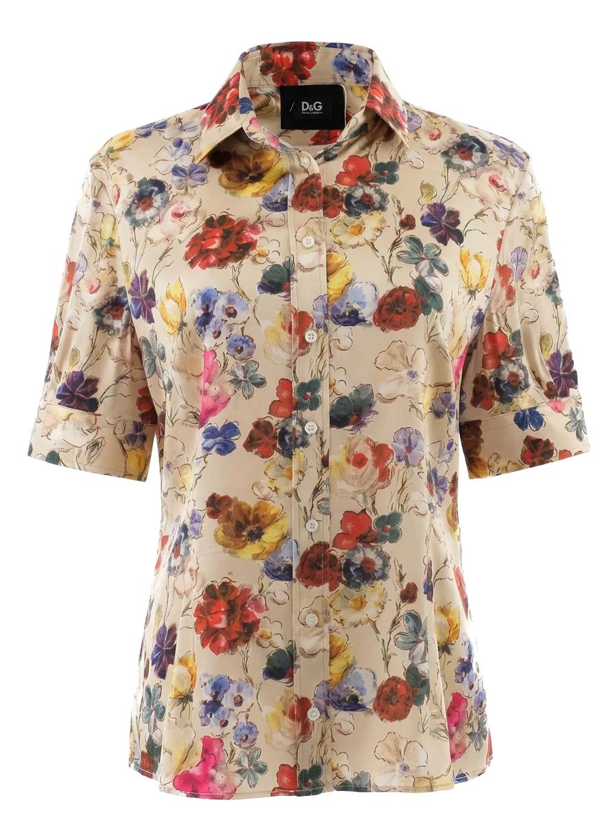 Dolce Gabbana Silk Blouse — 1