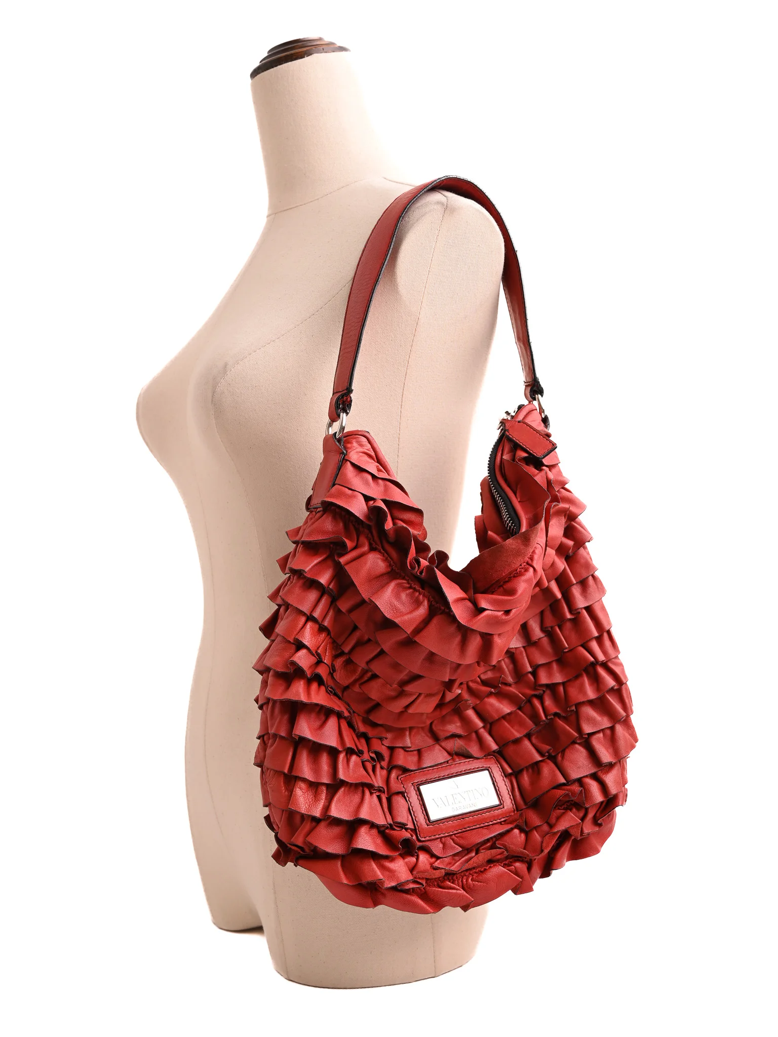 Valentino Red Leather Everyday Bag — 2