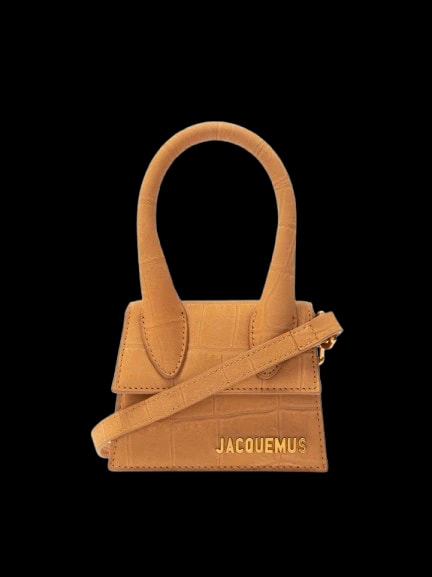 Jacquemus Orange Leather Evening Bag — 1