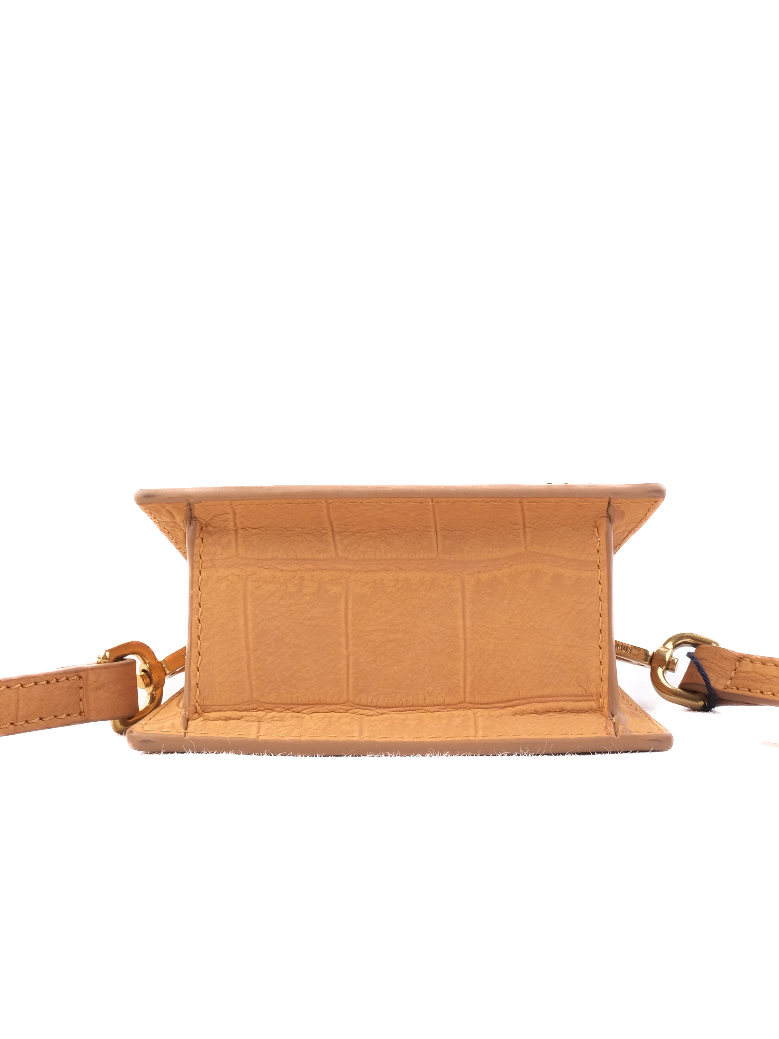 Jacquemus Orange Leather Evening Bag — 2