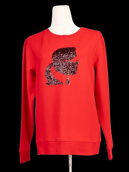 Karl Lagerfeld Red Cotton Sweatshirt — 2
