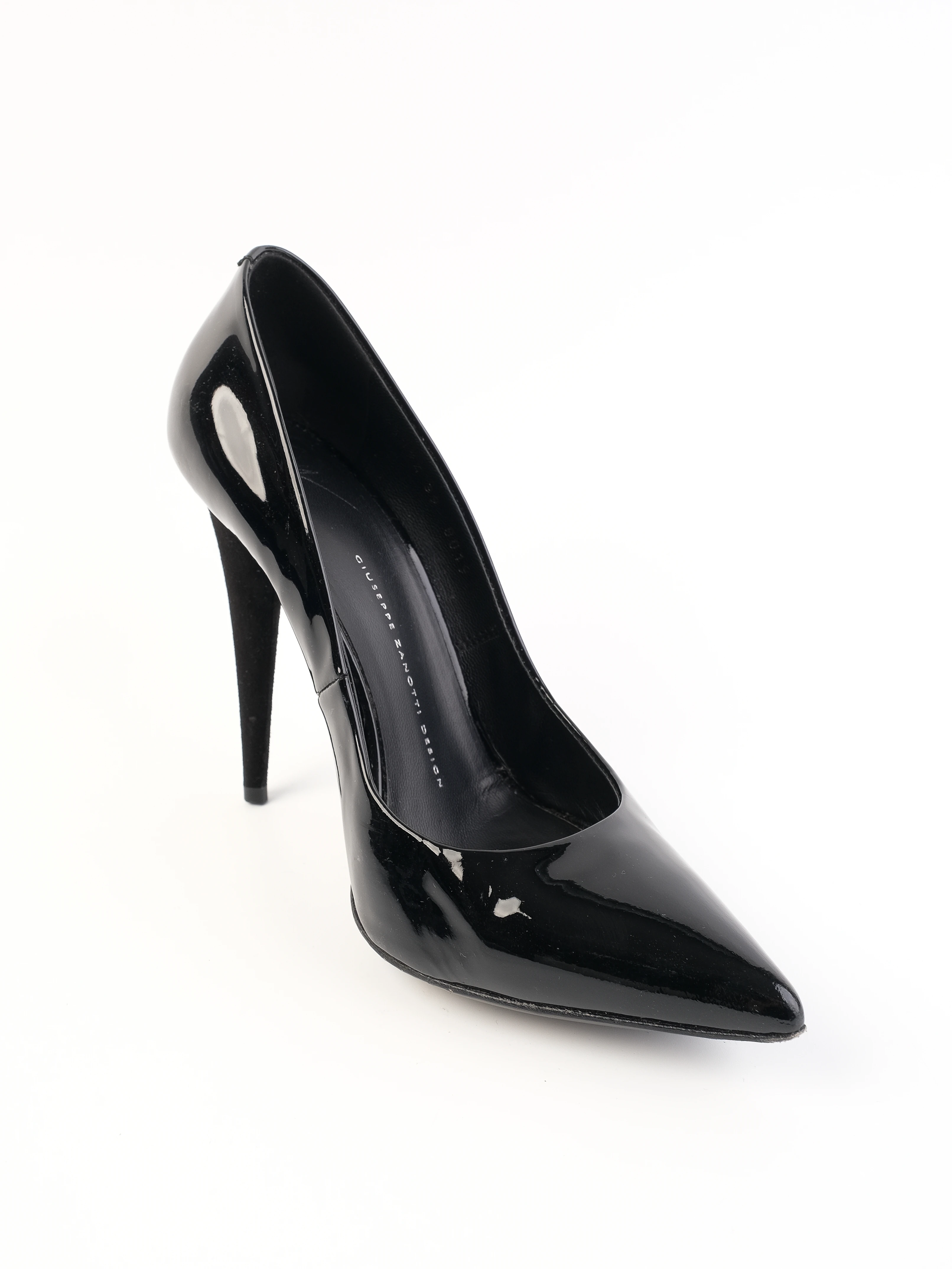 Giuseppe Zanotti Black Leather Pumps — 2