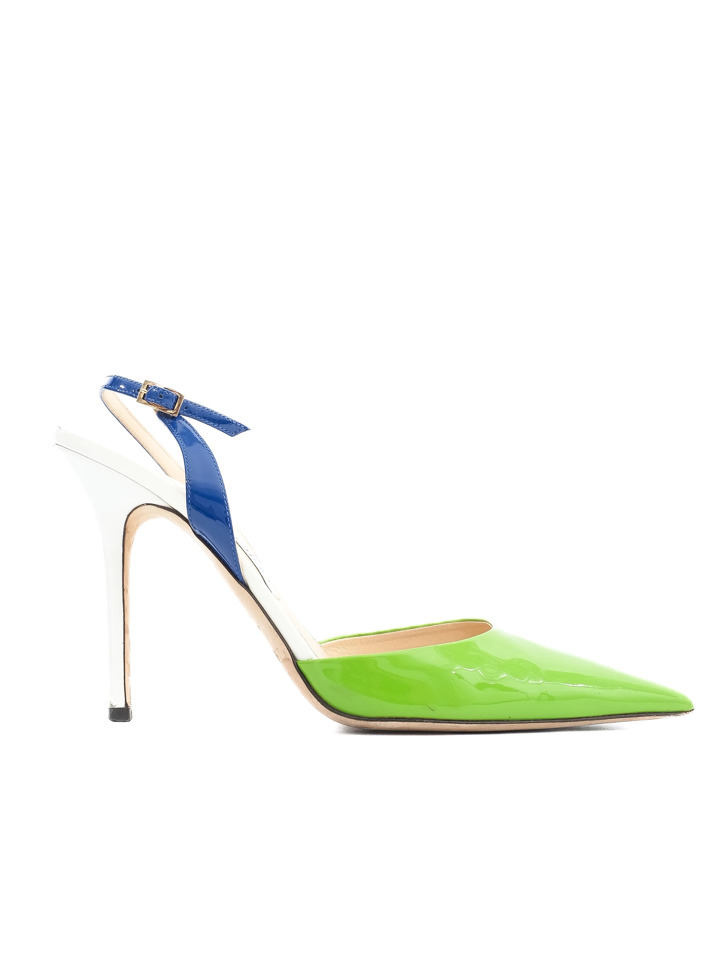 Jimmy Choo Green Leather Pumps — 2