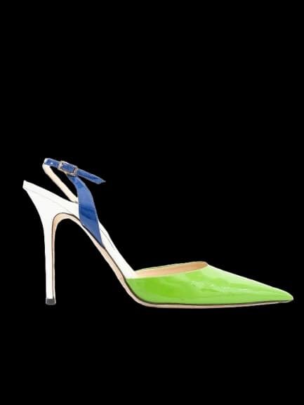 Jimmy Choo Green Leather Pumps — photo 1