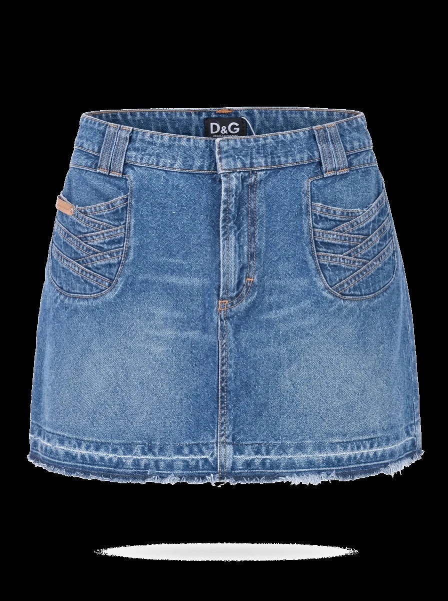 Dolce Gabbana Blue Cotton Designer Piece — 1