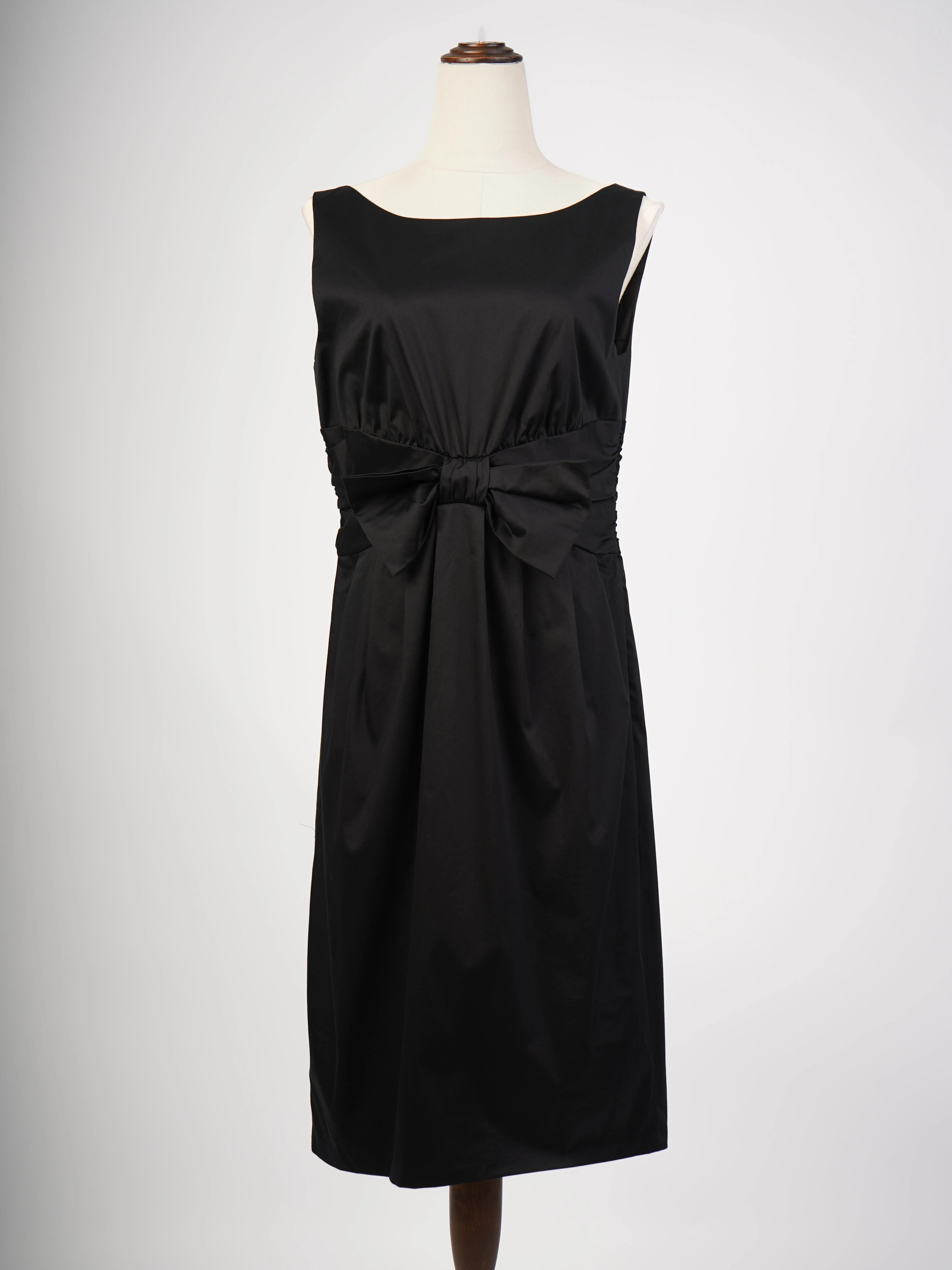 Moschino Black Cotton Sleeveless Dress — 2