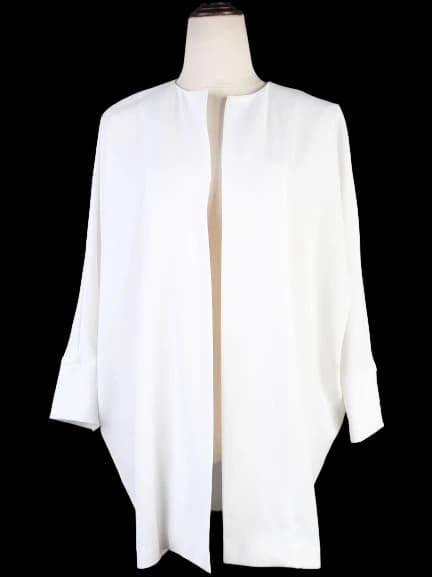 Pinko White Triacetate Cardigan — photo 1