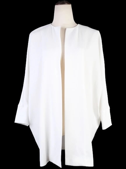 Pinko White Triacetate Cardigan — 2
