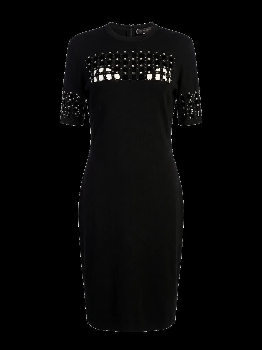Versace Black Viscose Evening