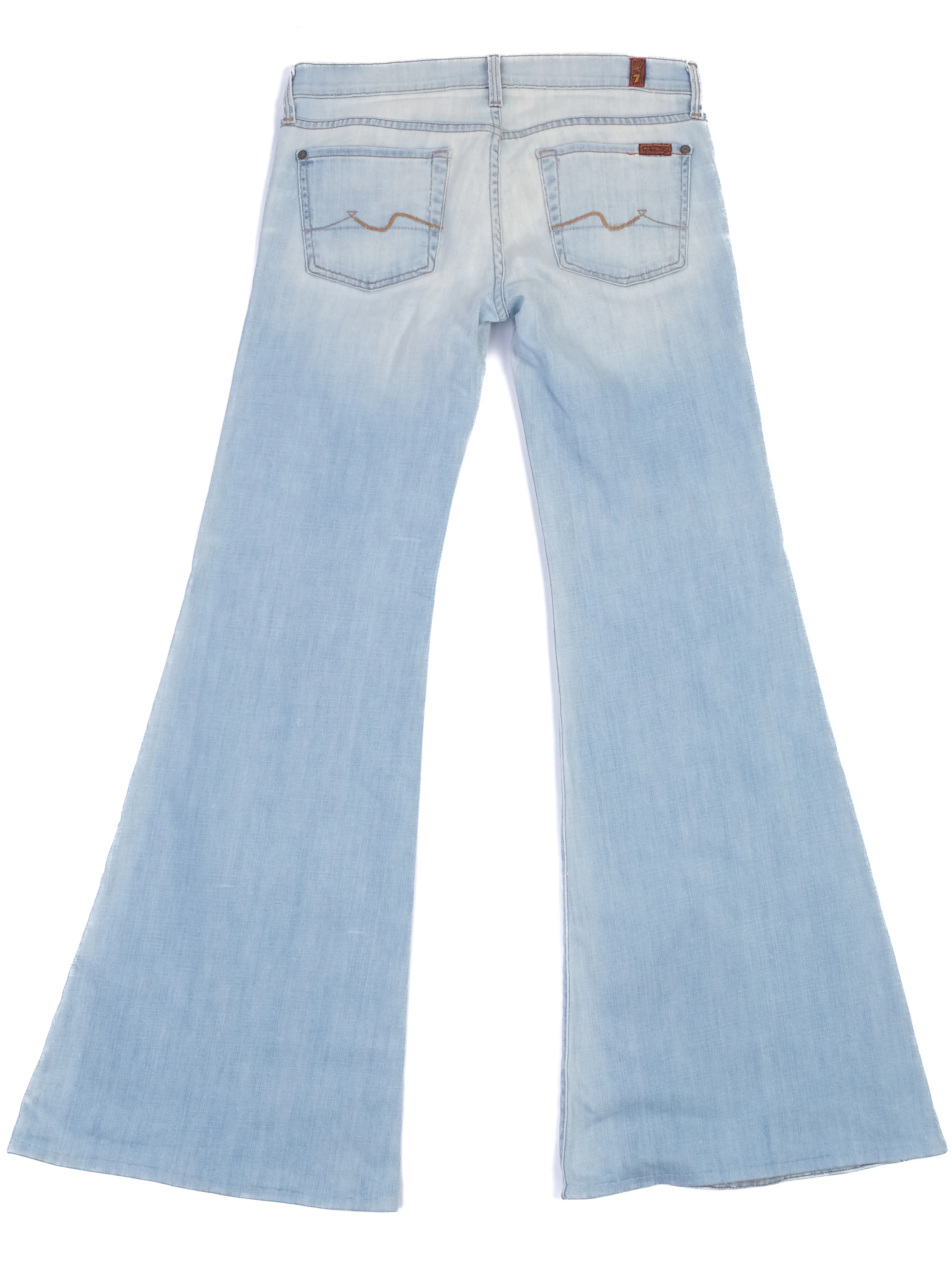 For all 7 mankind Blue Cotton Mom Jeans — 3
