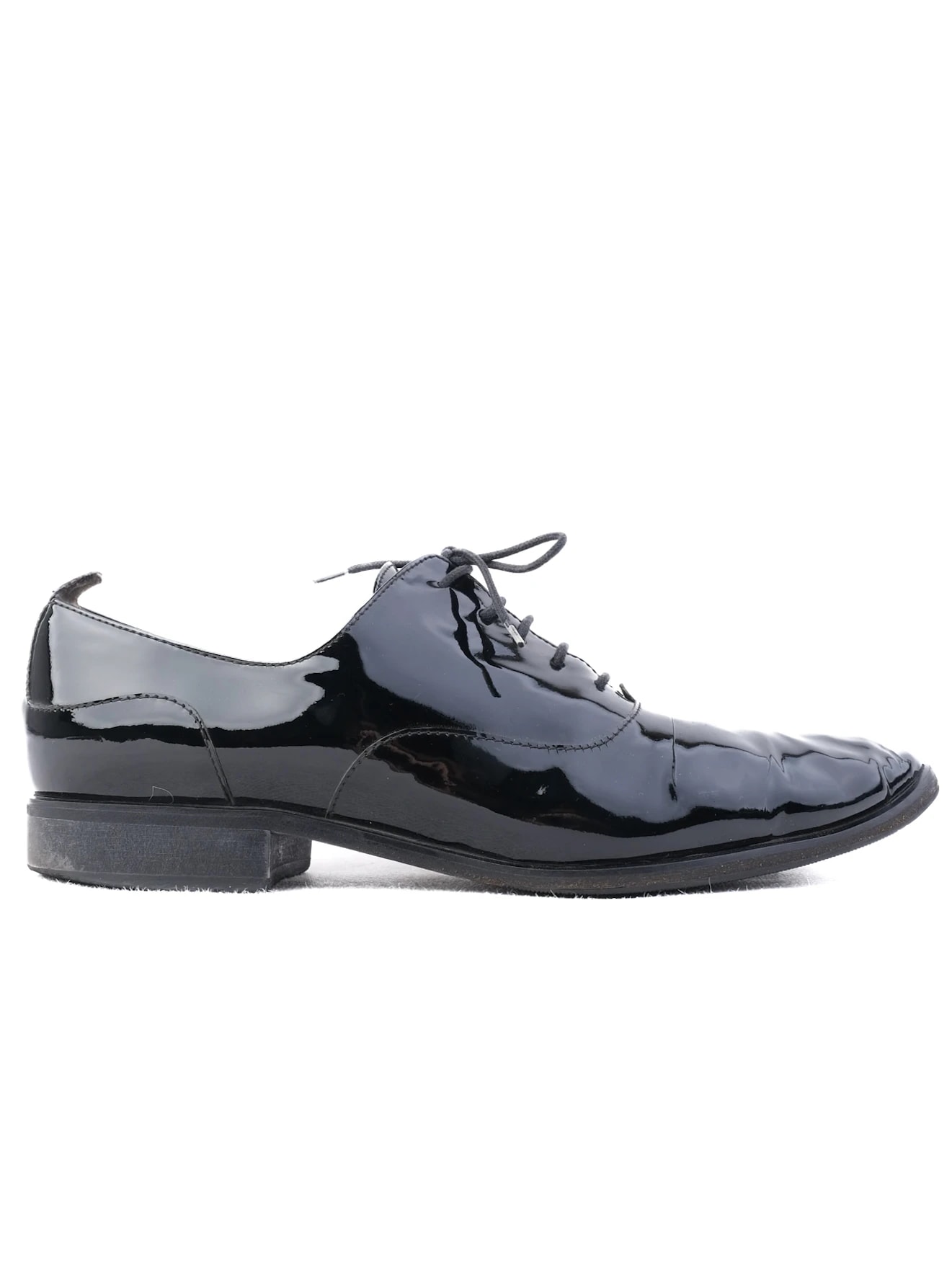 Marina Rinaldi Black Leather Pumps — 3