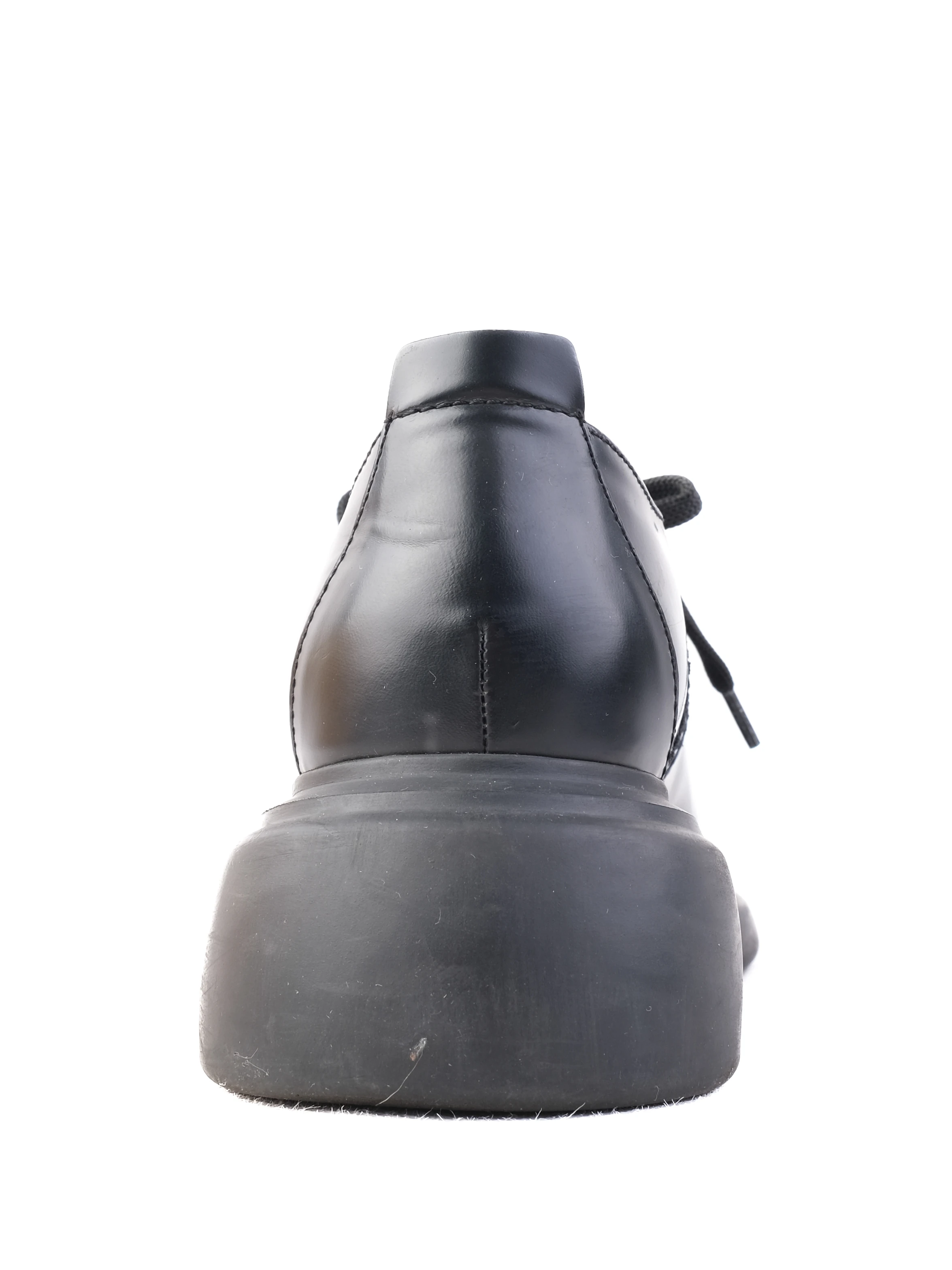 Emporio Armani Black Leather Ankle Boots — 2