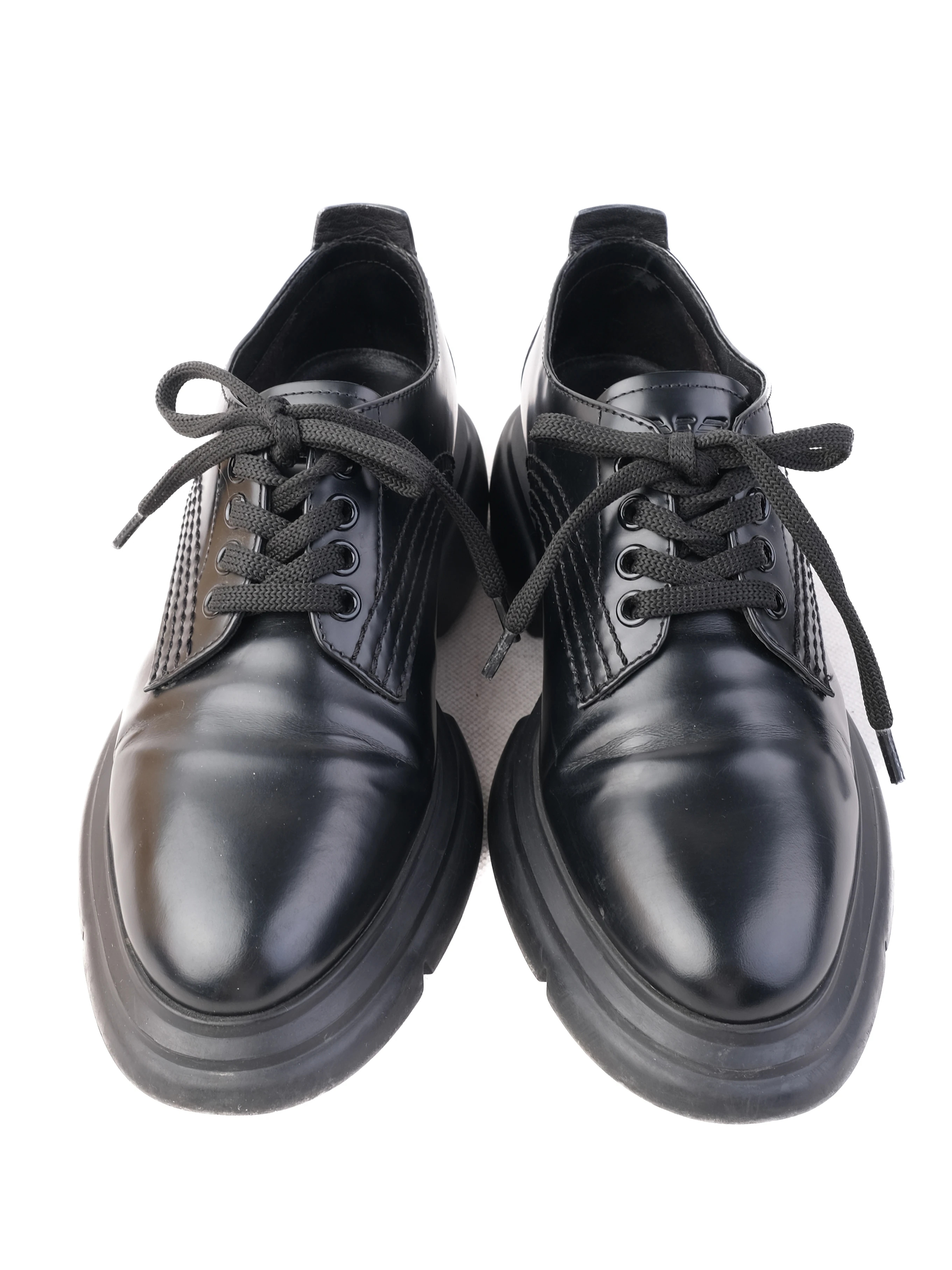 Emporio Armani Black Leather Ankle Boots — 3