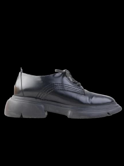 Emporio Armani Black Leather Ankle Boots — photo 1