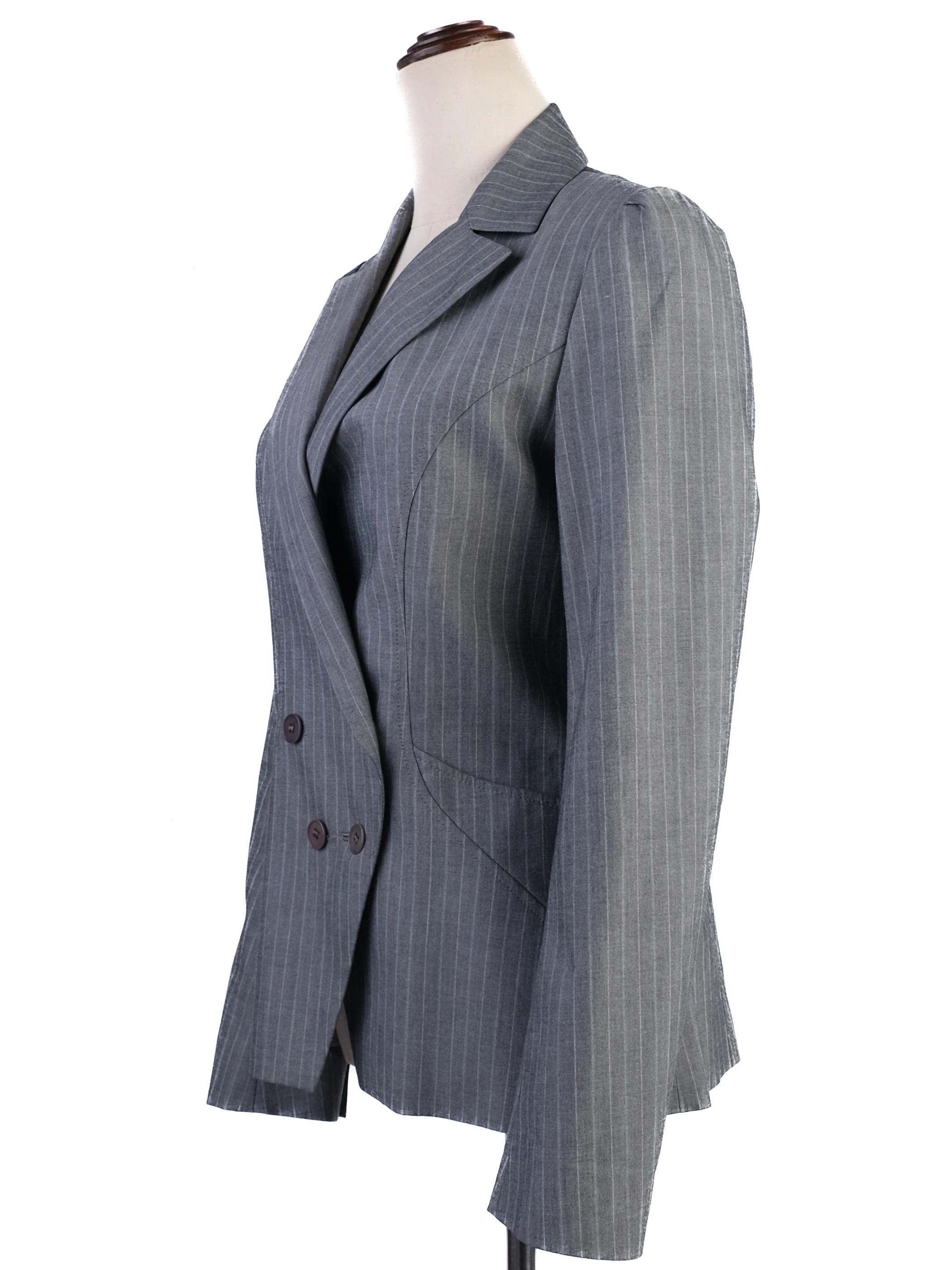 Reiss Gray Polyester Blazer — 3