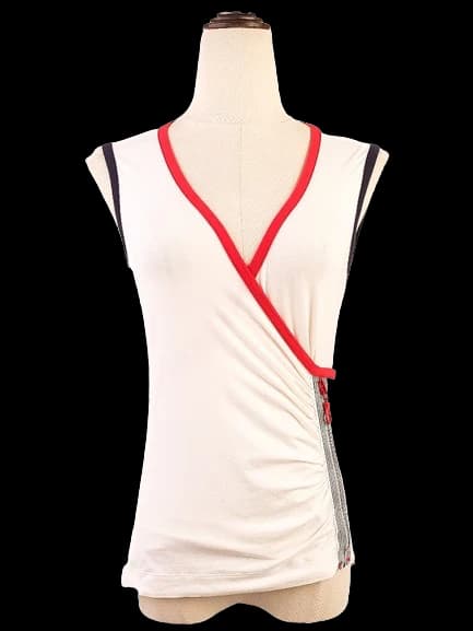 Clips White Cotton Top — photo 1