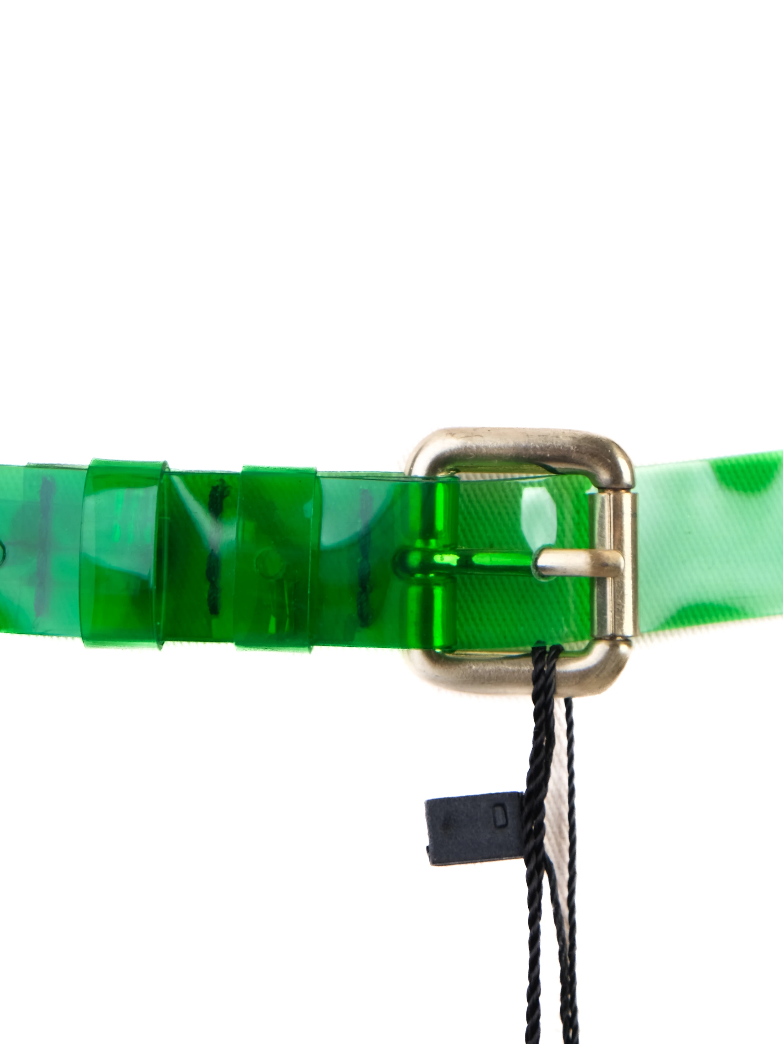 By Malene Birger Green Vinyl Belt — 2