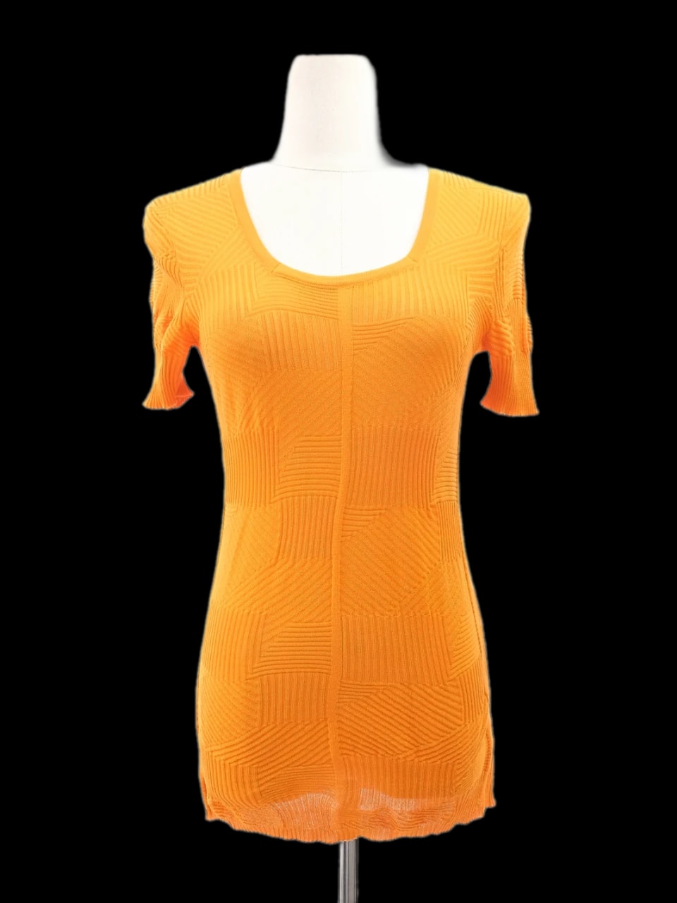 Piazza Sempione Orange Cotton T-Shirt — 1