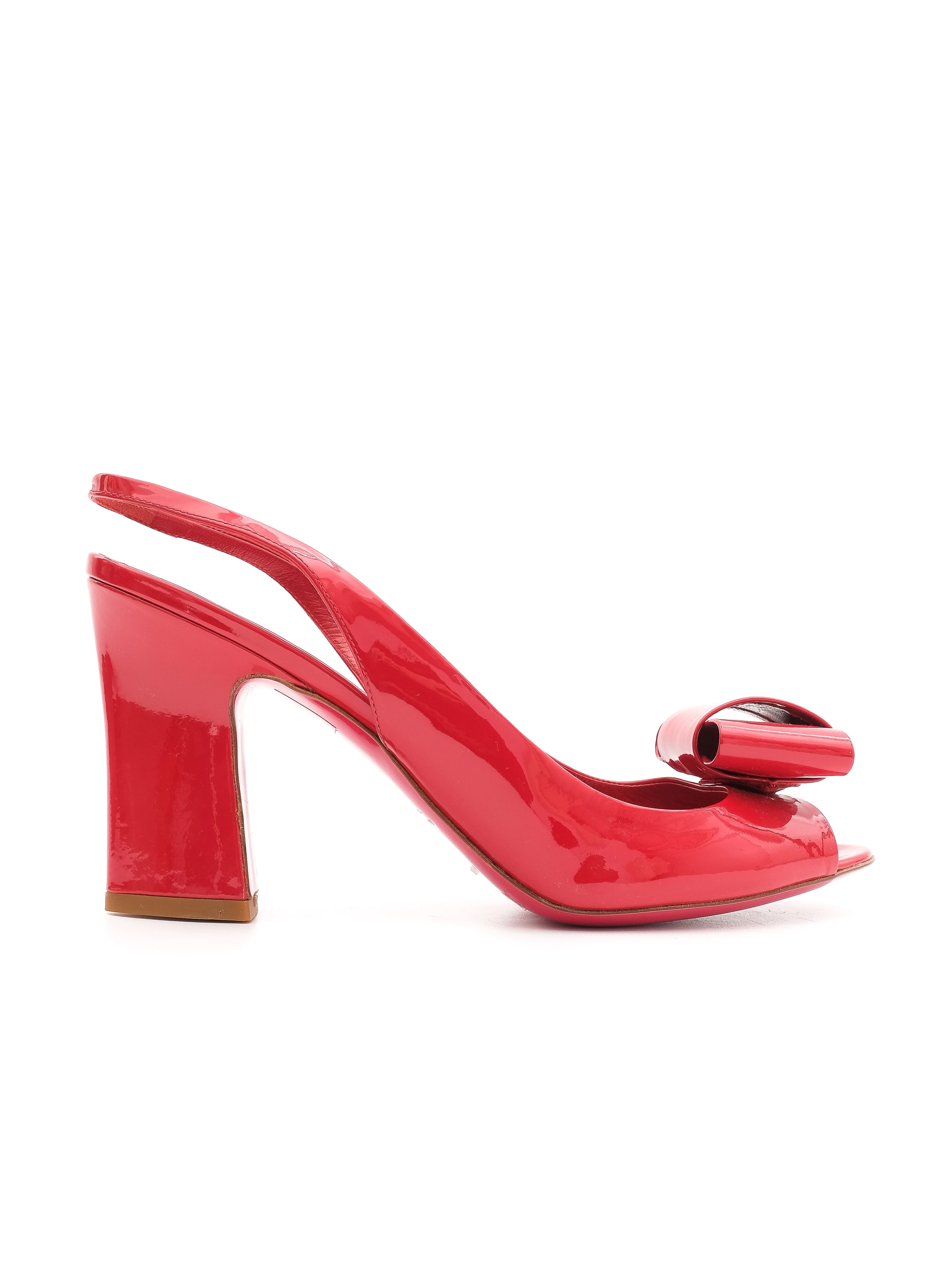Miu Miu Red Leather Pumps — 2
