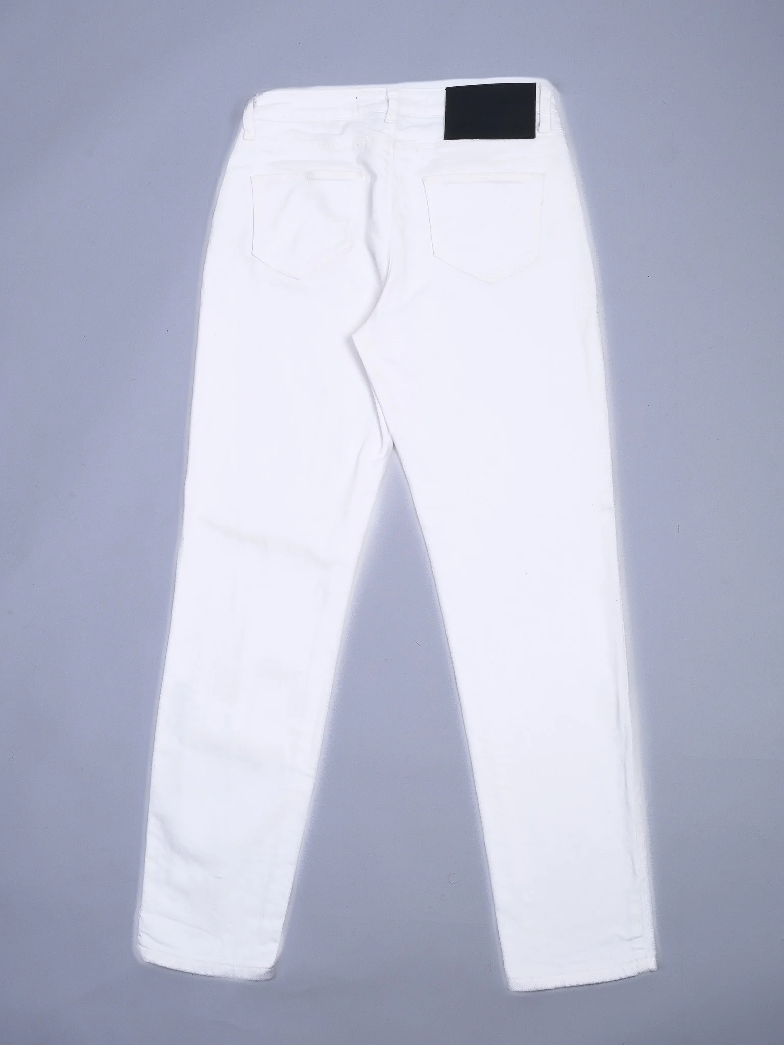 Karl Lagerfeld White Cotton Casual Trousers — 2