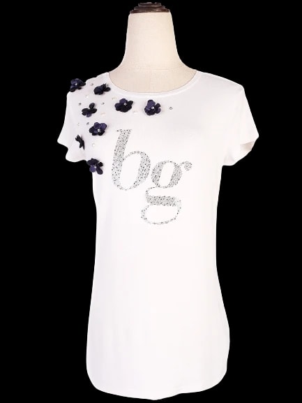 Blugirl Folies White Viscose T-Shirt — 1