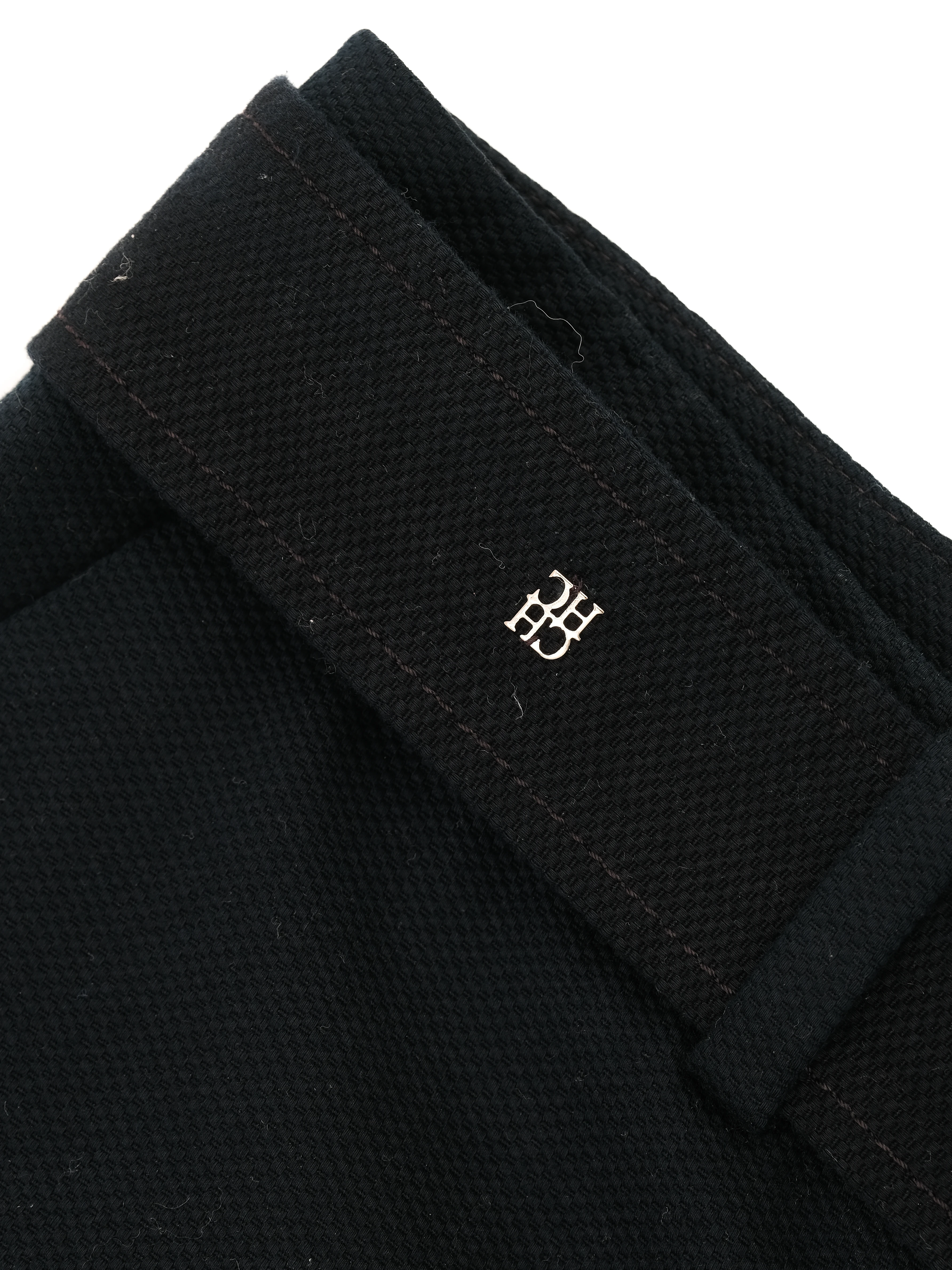 Carolina Herrera Blue Cotton Casual Trousers — 2