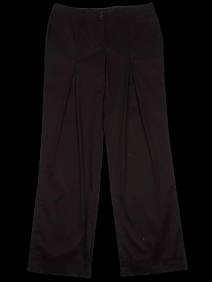 Moschino Black Cotton Trousers — 1